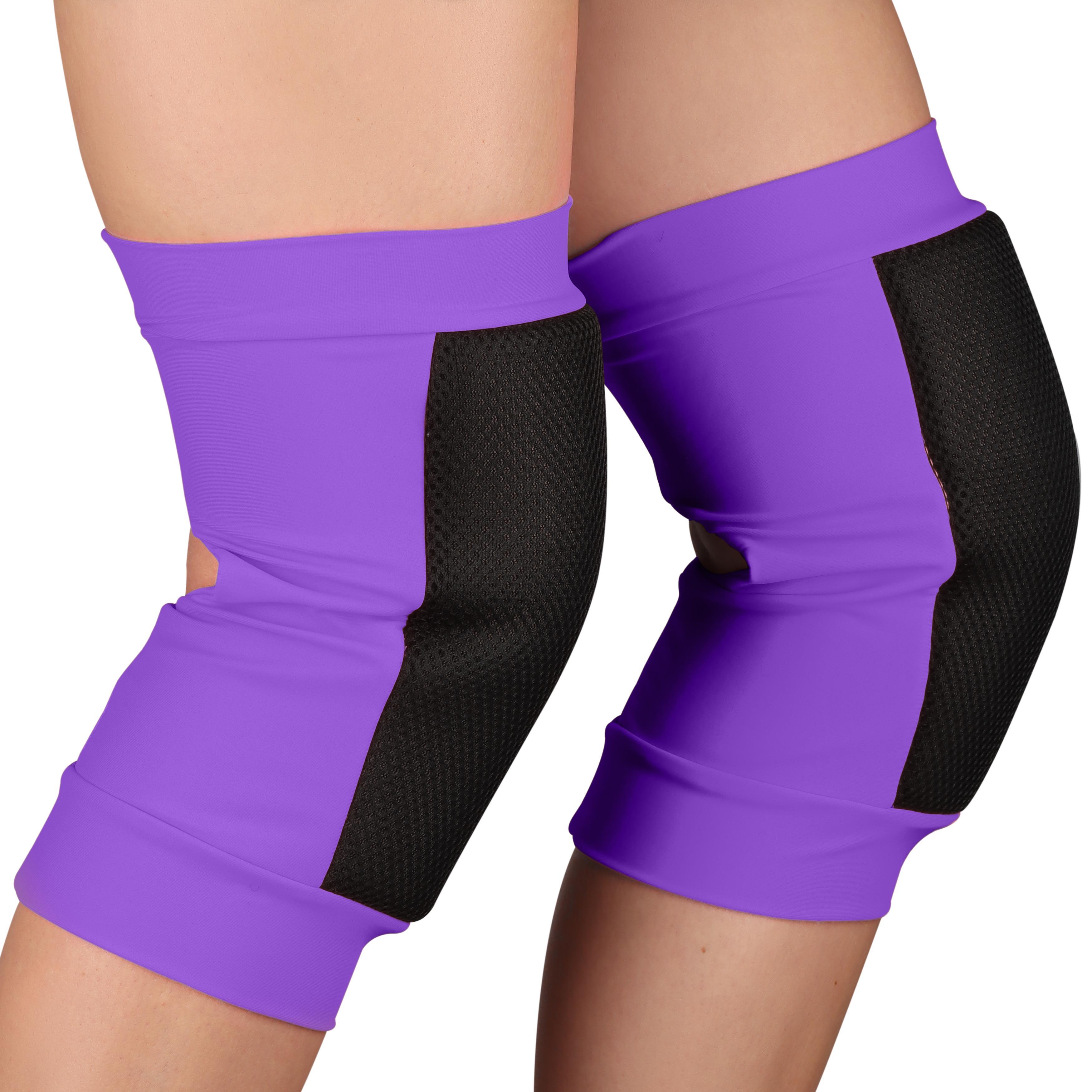 Long and Reinforced Gymnastics and Dance Knee Pads SANDRA INDIGO