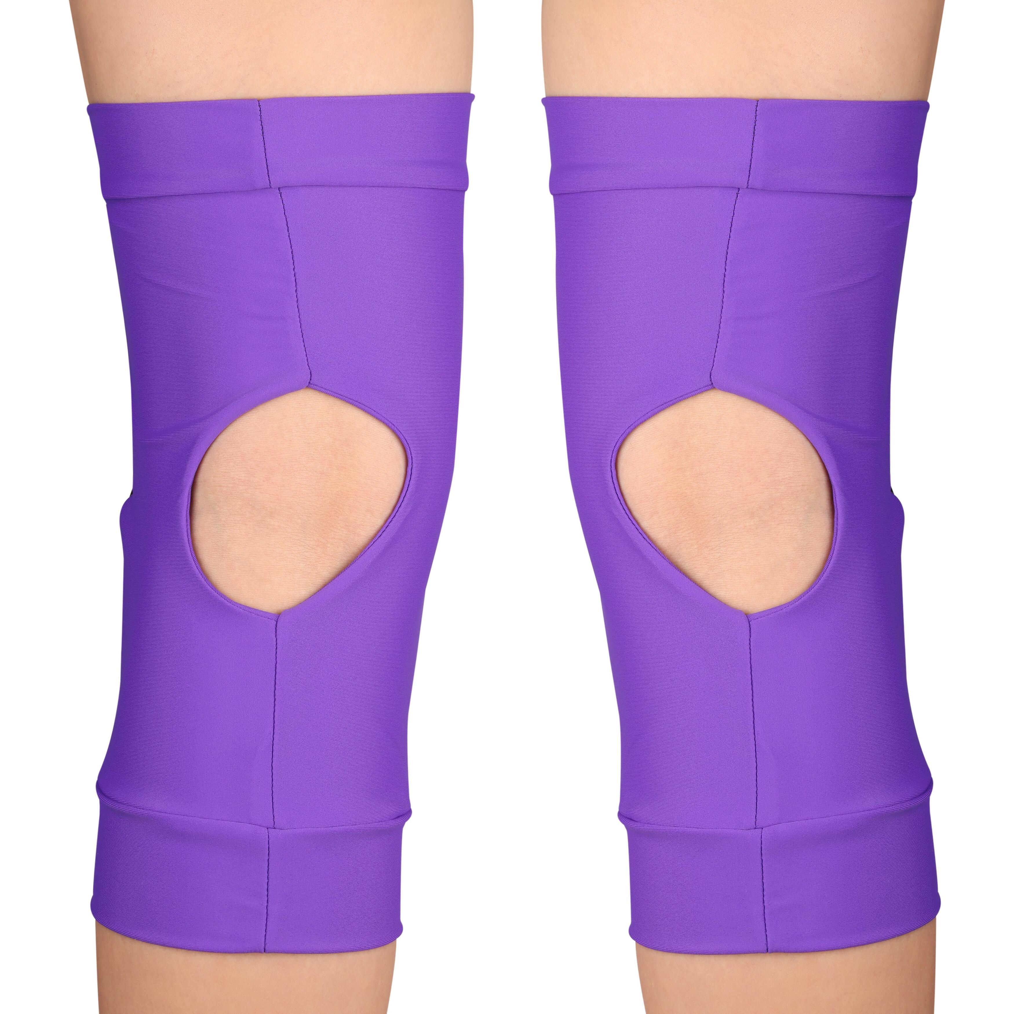 Long and Reinforced Gymnastics and Dance Knee Pads SANDRA INDIGO