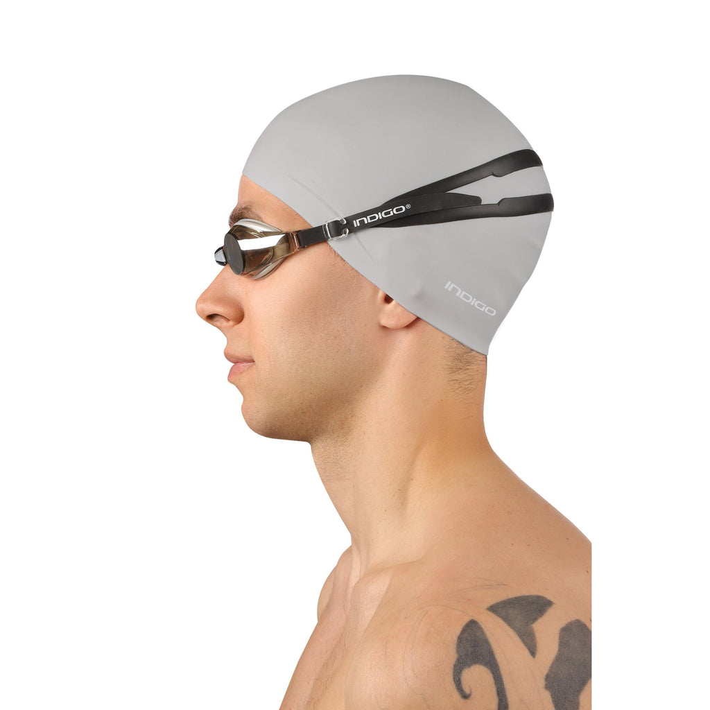 INDIGO Silicone Swimming Cap 