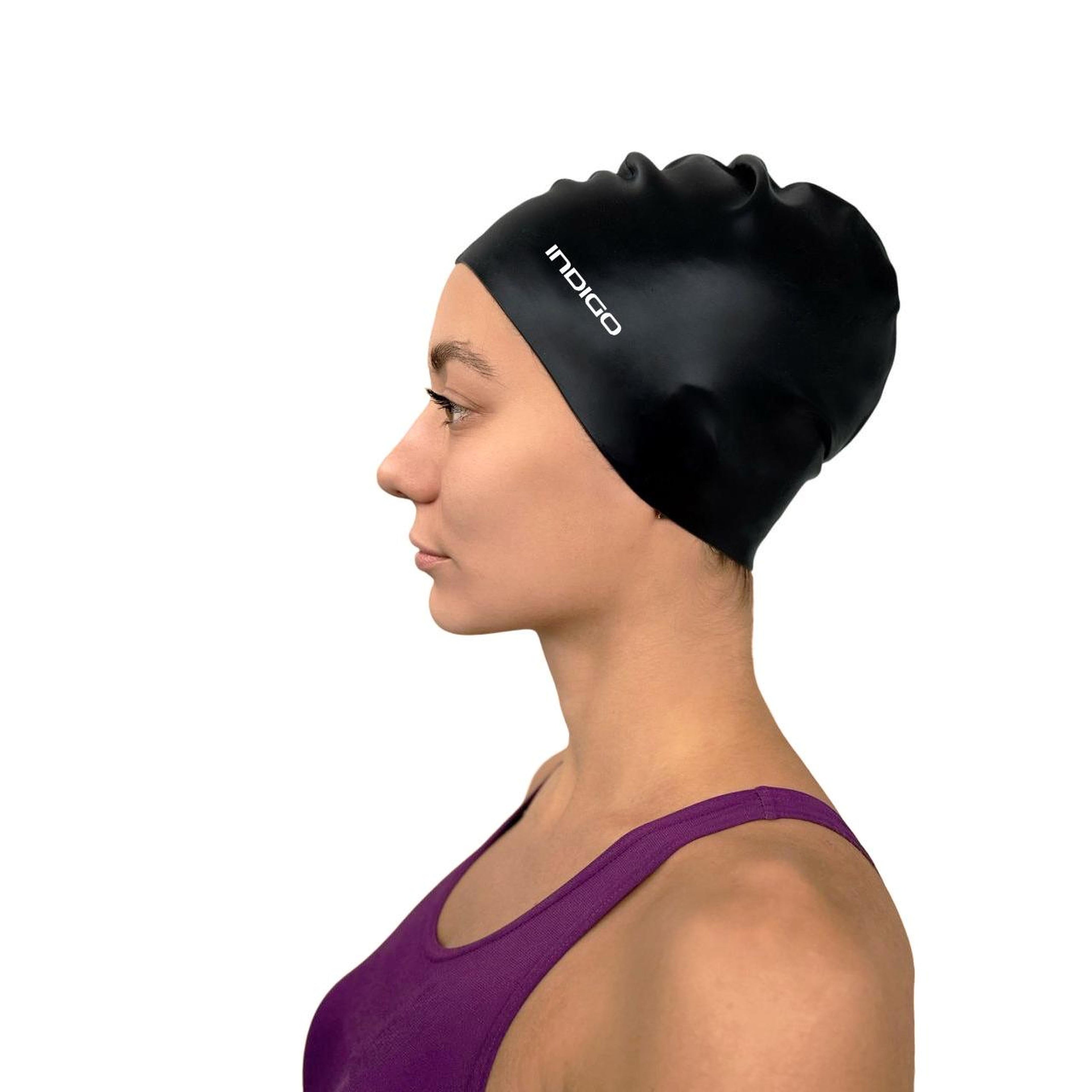INDIGO Silicone Swimming Cap 