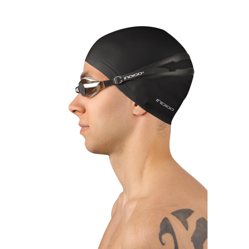 INDIGO Silicone Swimming Cap 