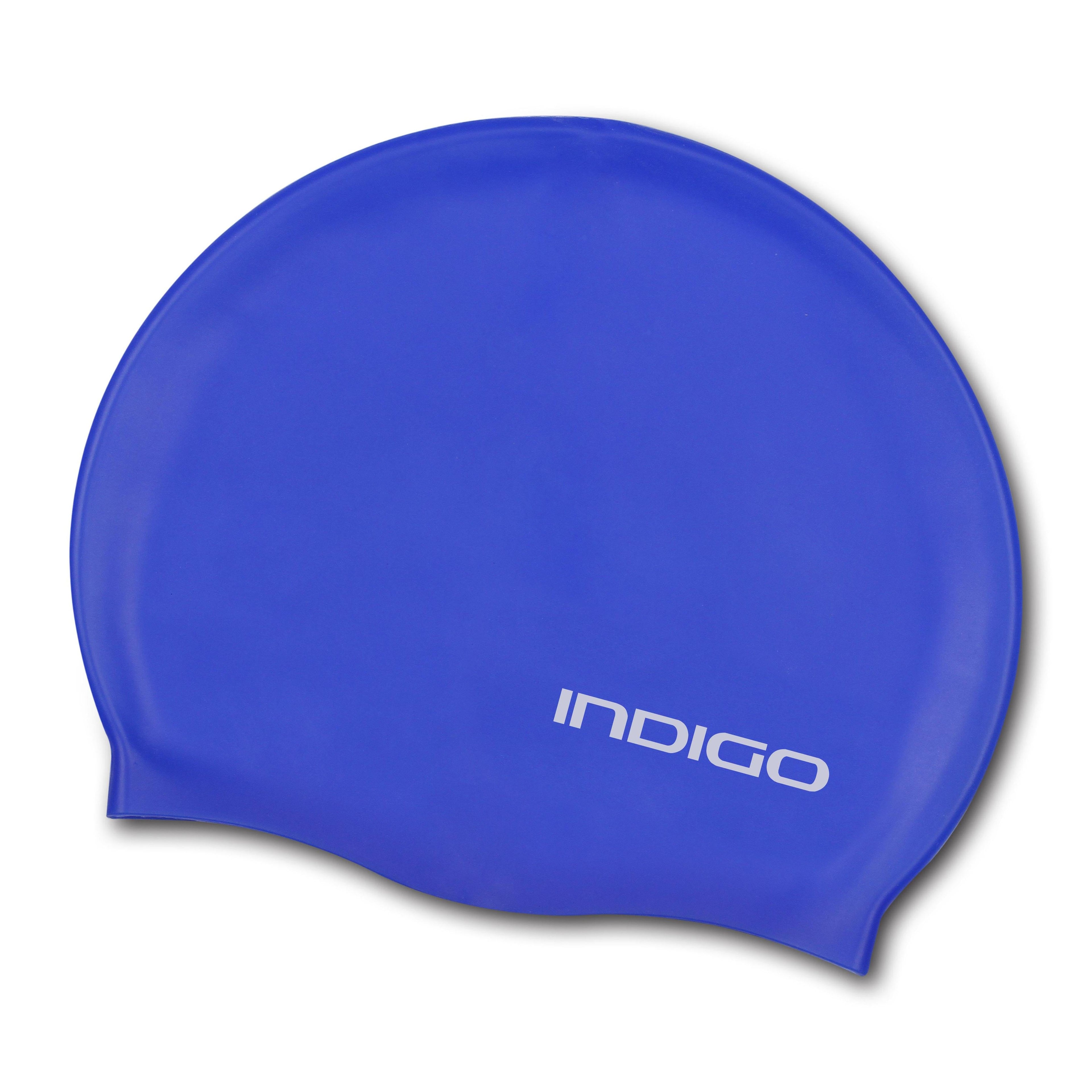 INDIGO Silicone Swimming Cap 