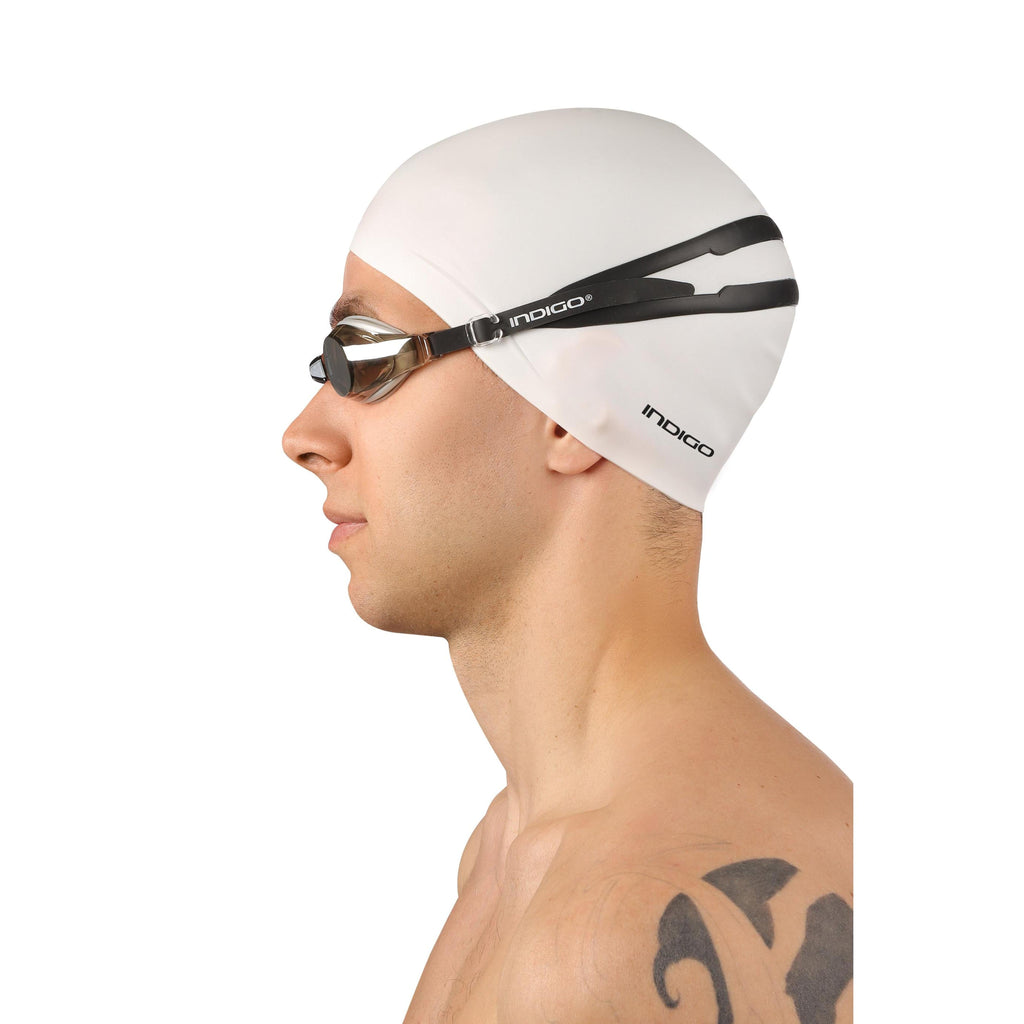 INDIGO Silicone Swimming Cap 