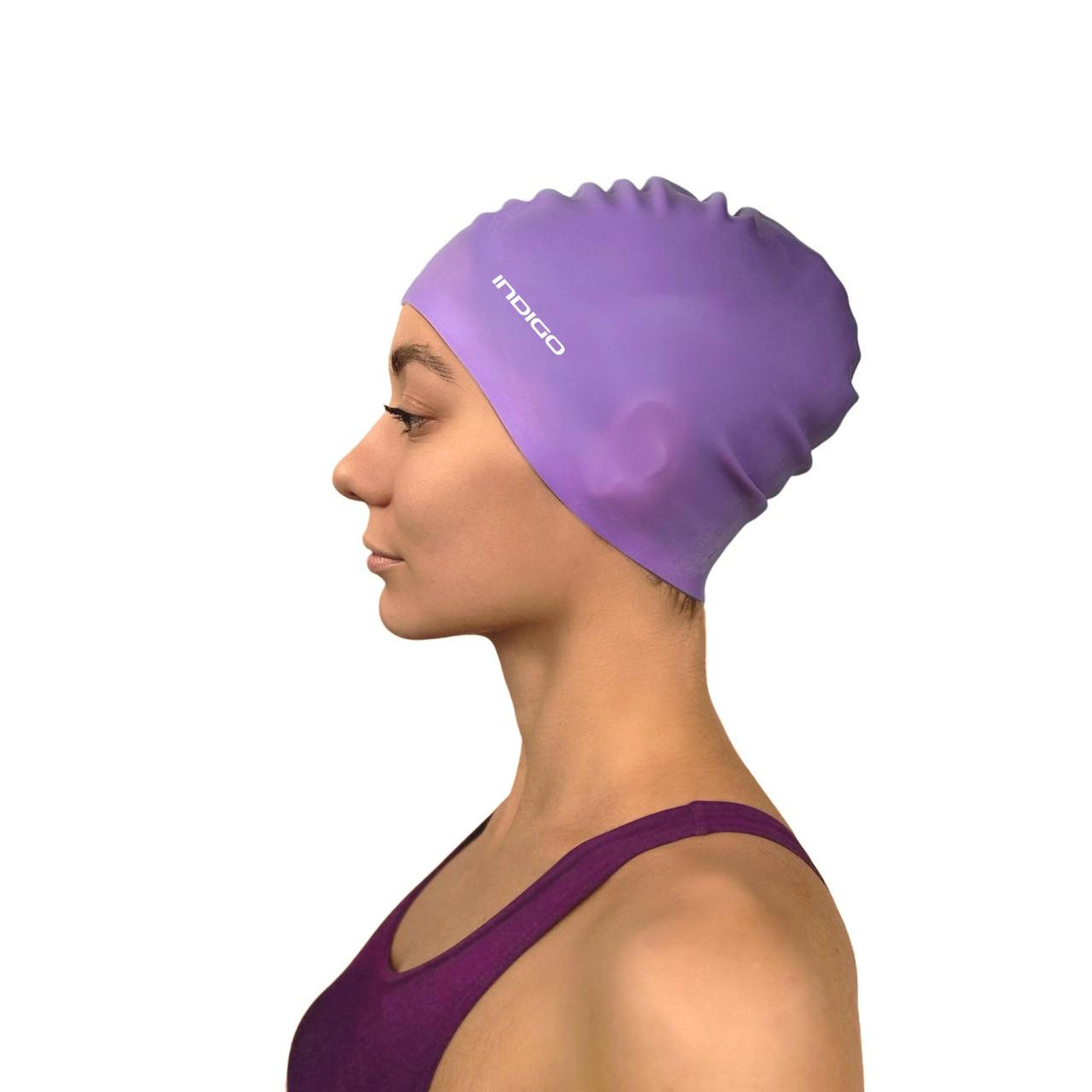 INDIGO Silicone Swimming Cap 