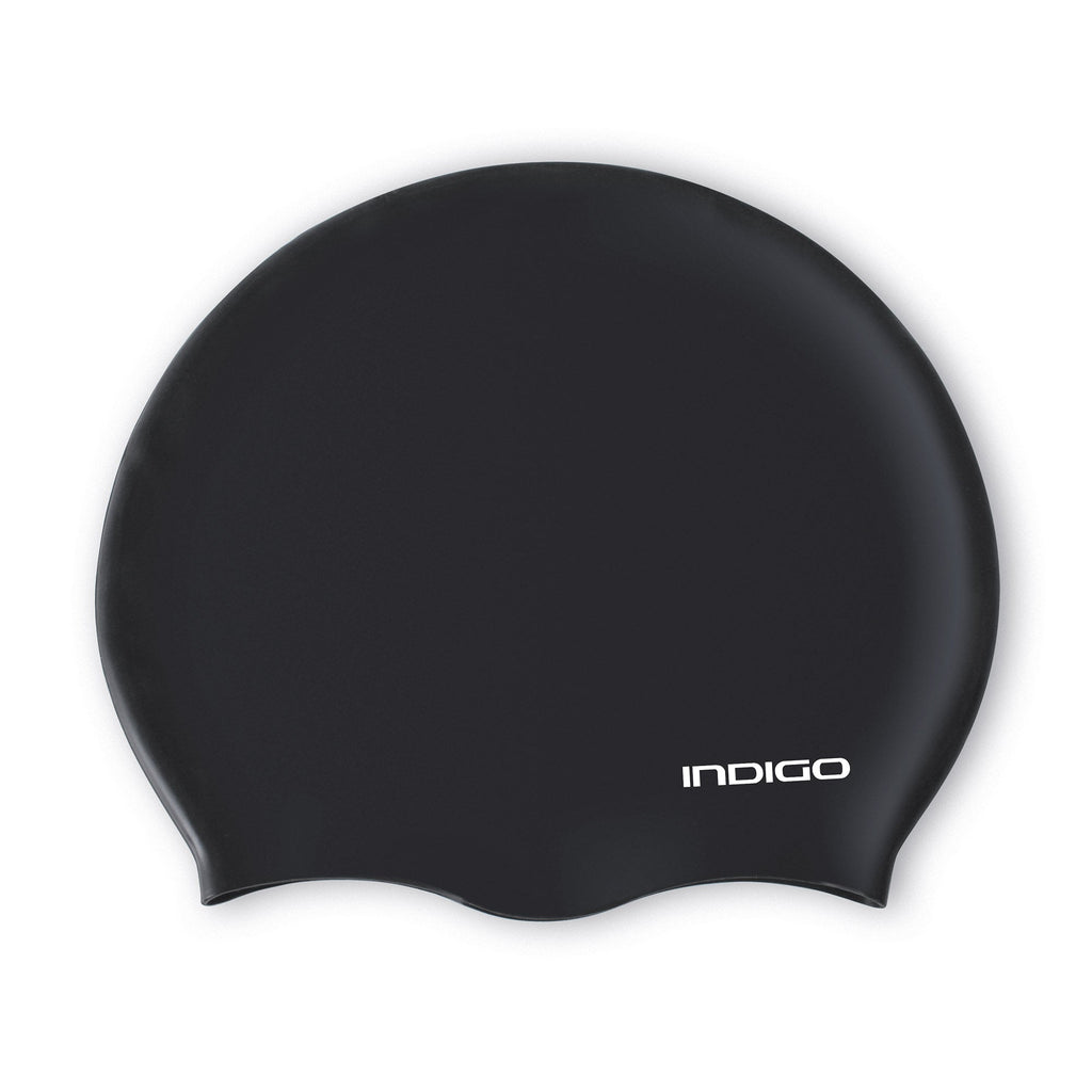Indigo Extra Large Silicone Swimming Cap for Long Hair