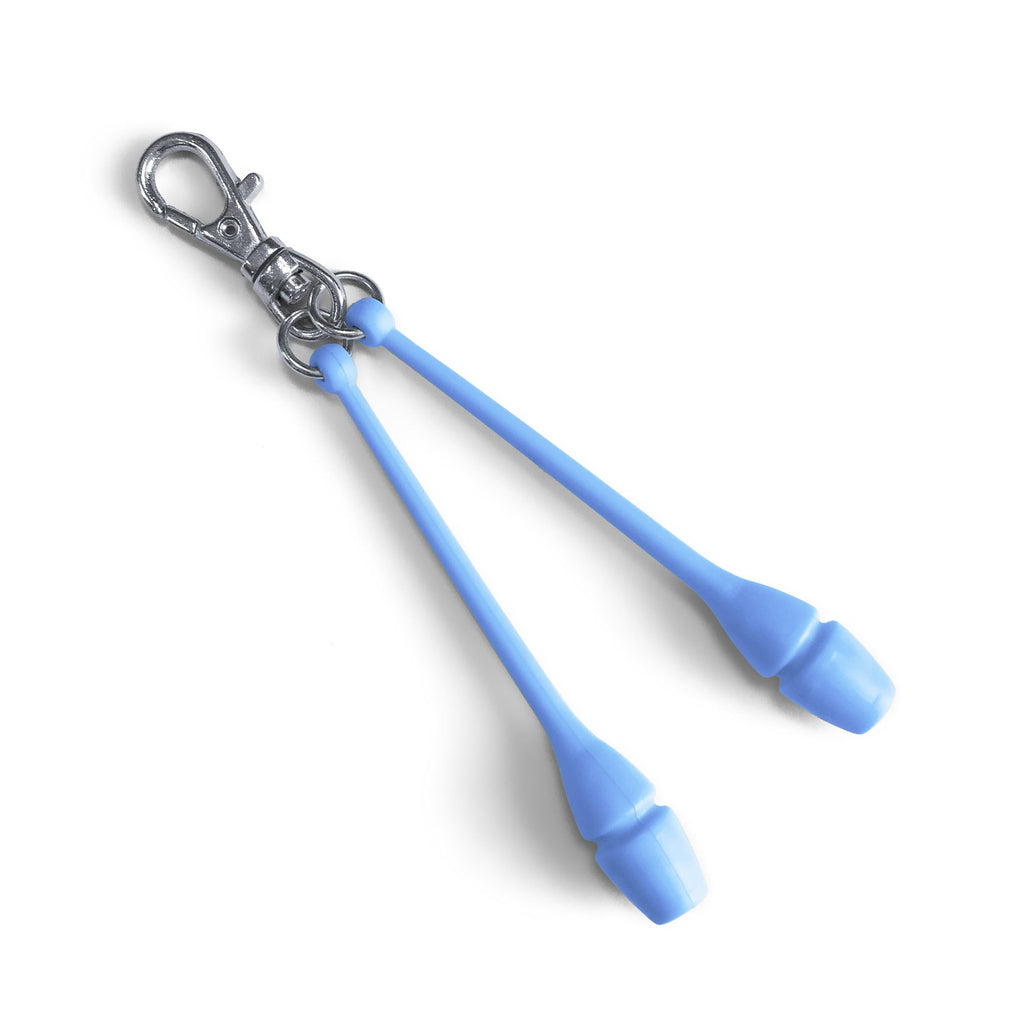 INDIGO Rhythmic Gymnastics Clubs Keychain 8 cm