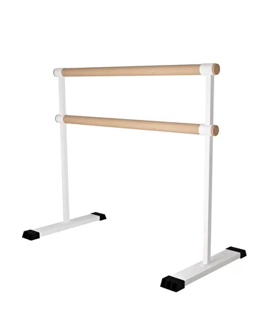 ADAGIO SPEKTR Portable Double Ballet Barre 110*200*50 cm White