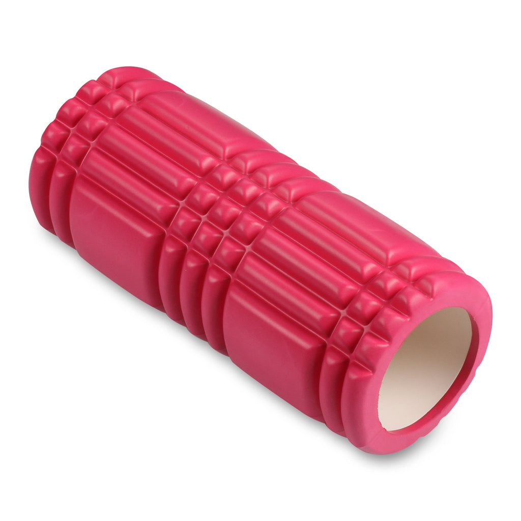Round Foam Roller for Muscle Massage and Yoga PVC INDIGO 33*14 cm
