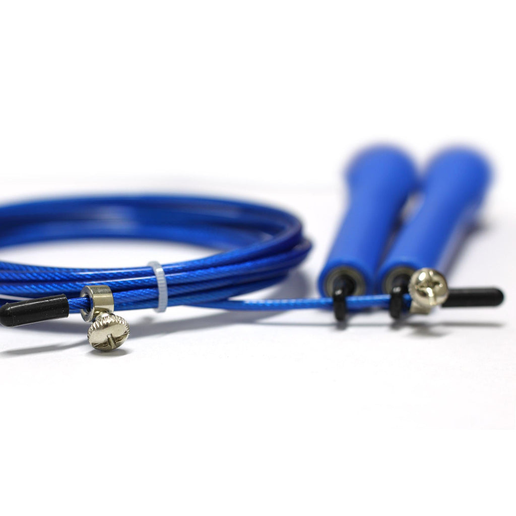 High Speed ​​Crossfit Jump Rope INDIGO Braided Steel 2.7 m